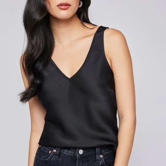 Gentle Fawn - Alessia Satin Tank - Black - XS - Picture 3 of 4